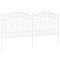 Recinzione per Giardino Bianco 140 cm 42003974