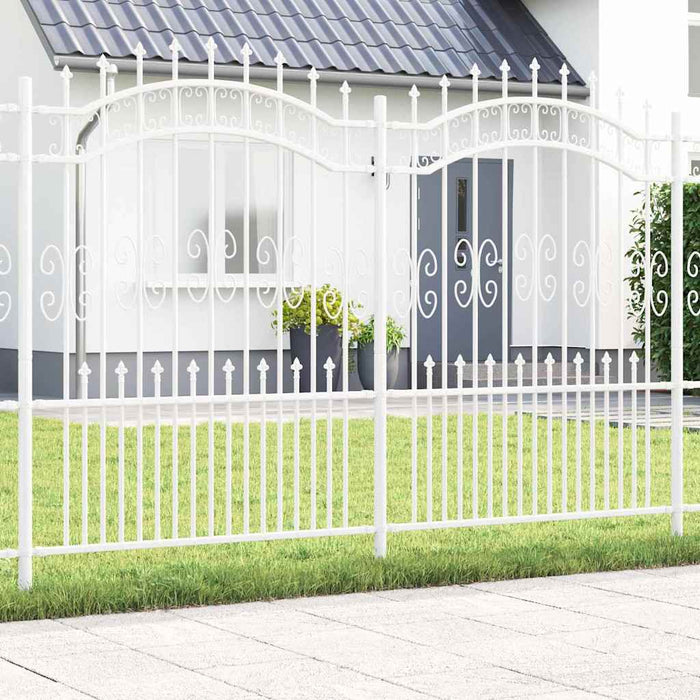 Recinzione per Giardino Bianco 190 cm 42003976