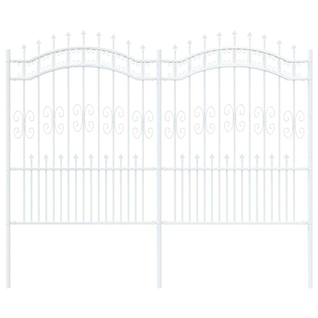 Recinzione per Giardino Bianco 190 cm 42003976