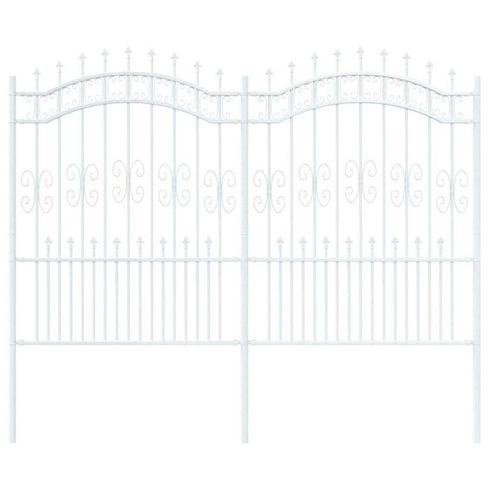 Recinzione per Giardino Bianco 190 cm 42003976