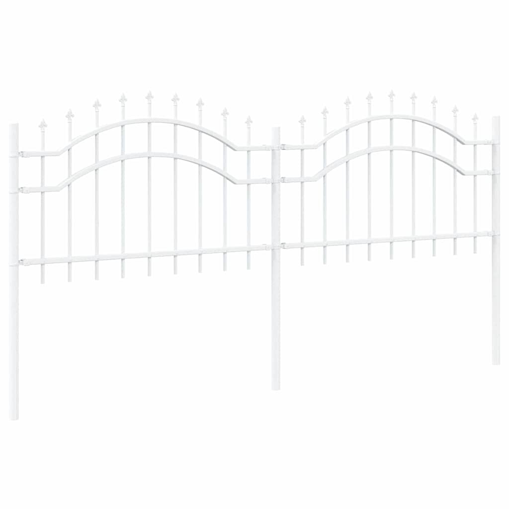 vidaXL Recinzione da giardino Bianco 190 cm