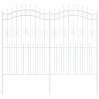 Recinzione per Giardino Bianco 215 cm 42003977