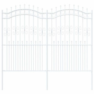 Recinzione per Giardino Bianco 215 cm 42003977