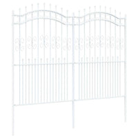 Recinzione per Giardino Bianco 215 cm 42003977