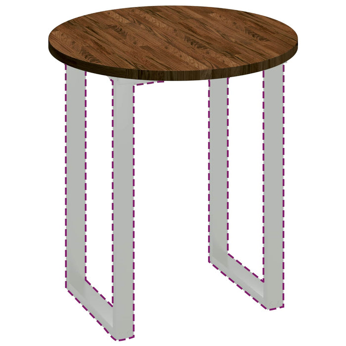 Piano del tavolo Marrone Scuro Ø 70 x 2,5 cm 42016010