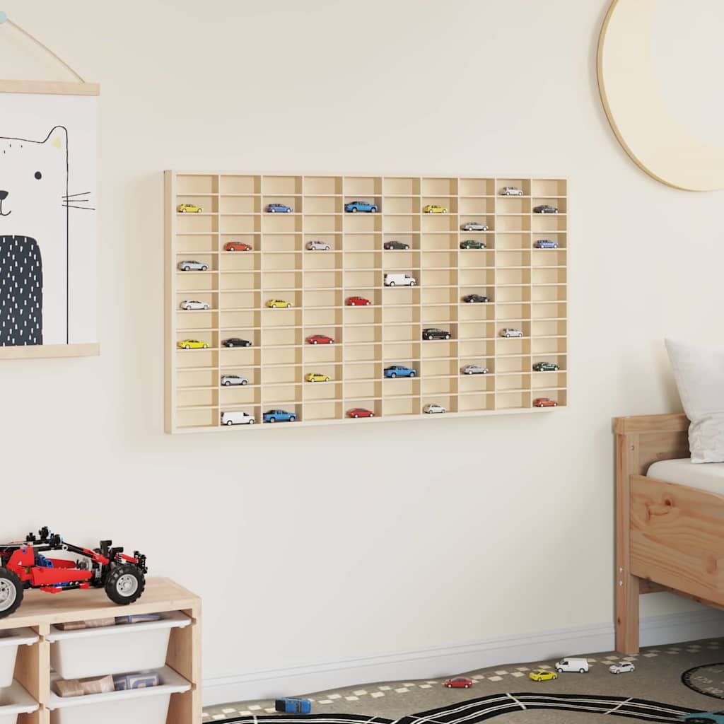 Vetrina a muro Beige 98 x 4,5 x 55 cm Legno multistrato 42015608