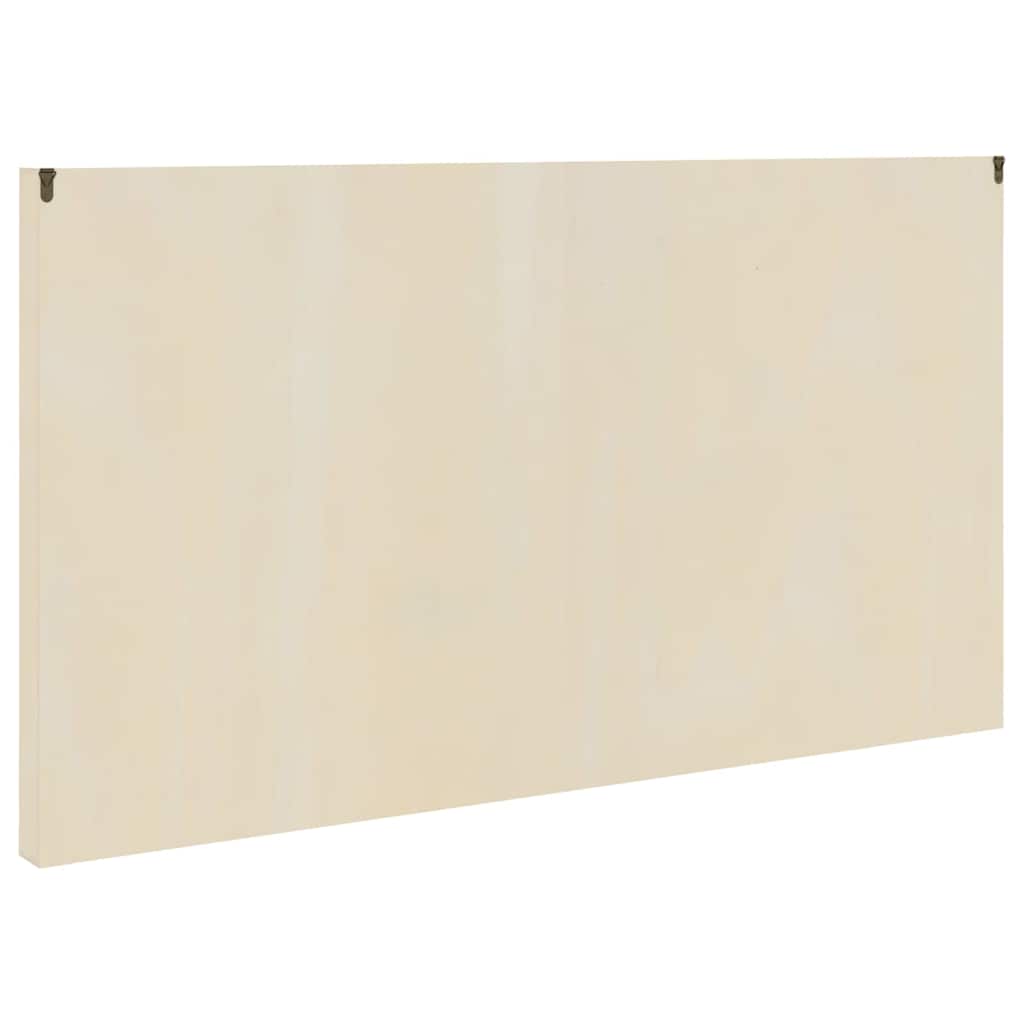 Vetrina a muro Beige 98 x 4,5 x 55 cm Legno multistrato 42015608