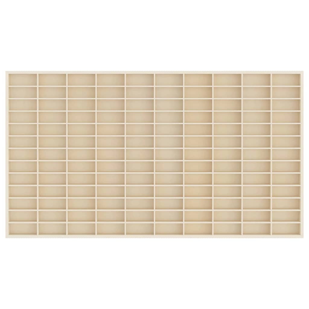 Vetrina a muro Beige 98 x 4,5 x 55 cm Legno multistrato 42015608
