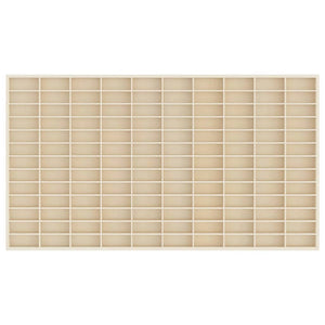 Vetrina a muro Beige 98 x 4,5 x 55 cm Legno multistrato 42015608