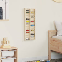 vidaXL Custodia per Esposizione Marrone 21 x 4.5 x 59 cm