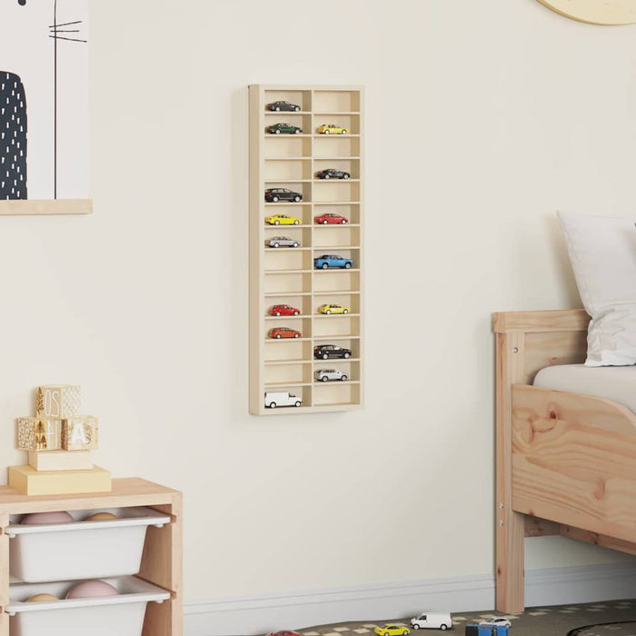 vidaXL Custodia per Esposizione Marrone 21 x 4.5 x 59 cm