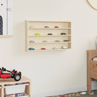 vidaXL Scatola Espositiva in Legno Marrone 60 x 8,5 x 37 cm