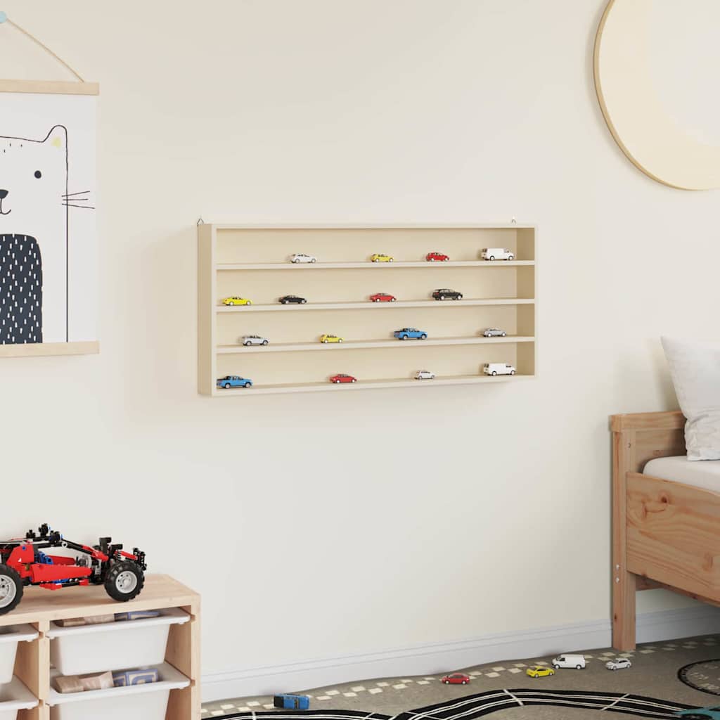 vidaXL Scatola Espositiva in Legno Marrone 80 x 8,5 x 36 cm