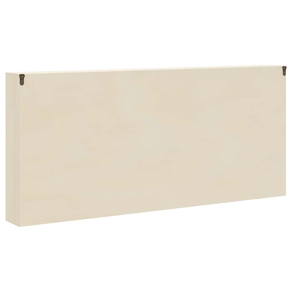 vidaXL Scatola Espositiva in Legno Marrone 80 x 8,5 x 36 cm