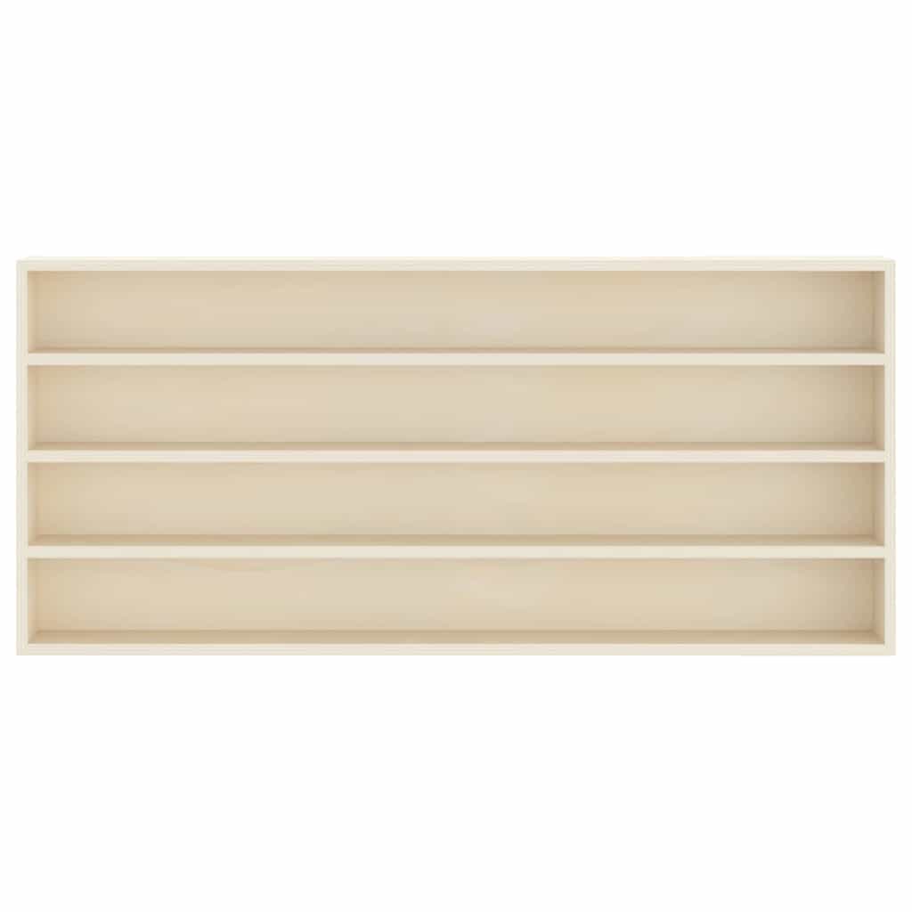 vidaXL Scatola Espositiva in Legno Marrone 80 x 8,5 x 36 cm