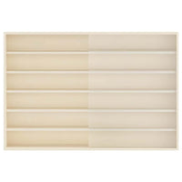 vidaXL Scatola Espositiva in Legno Altro Marrone 80 x 8,5 x 54 cm