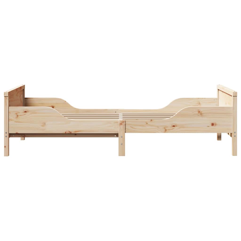 vidaXL Letto Estensibile per Bambini Altro Marrone 80 x 130 / 165 / 200 cm
