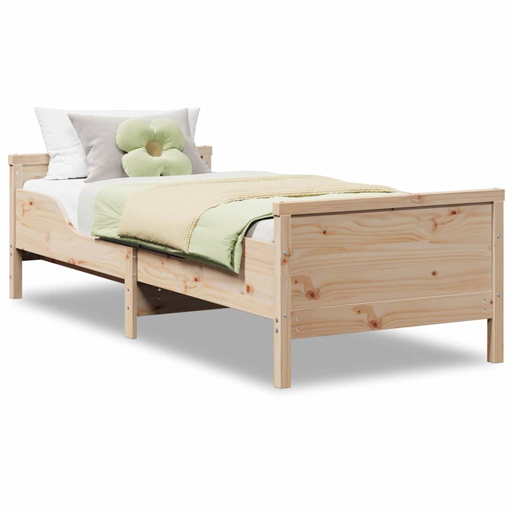 vidaXL Letto Estensibile per Bambini Altro Marrone 80 x 130 / 165 / 200 cm