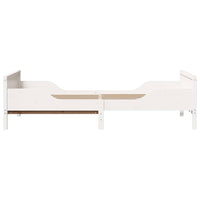 vidaXL Letto Estensibile per Bambini Other Bianco 80 x 130 / 165 / 200 cm