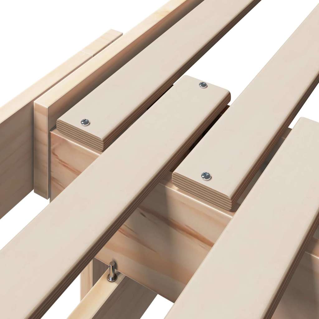 Letto Estensibile per Bambini Altro Marrone 80 x 130 / 165 / 200 cm 877206