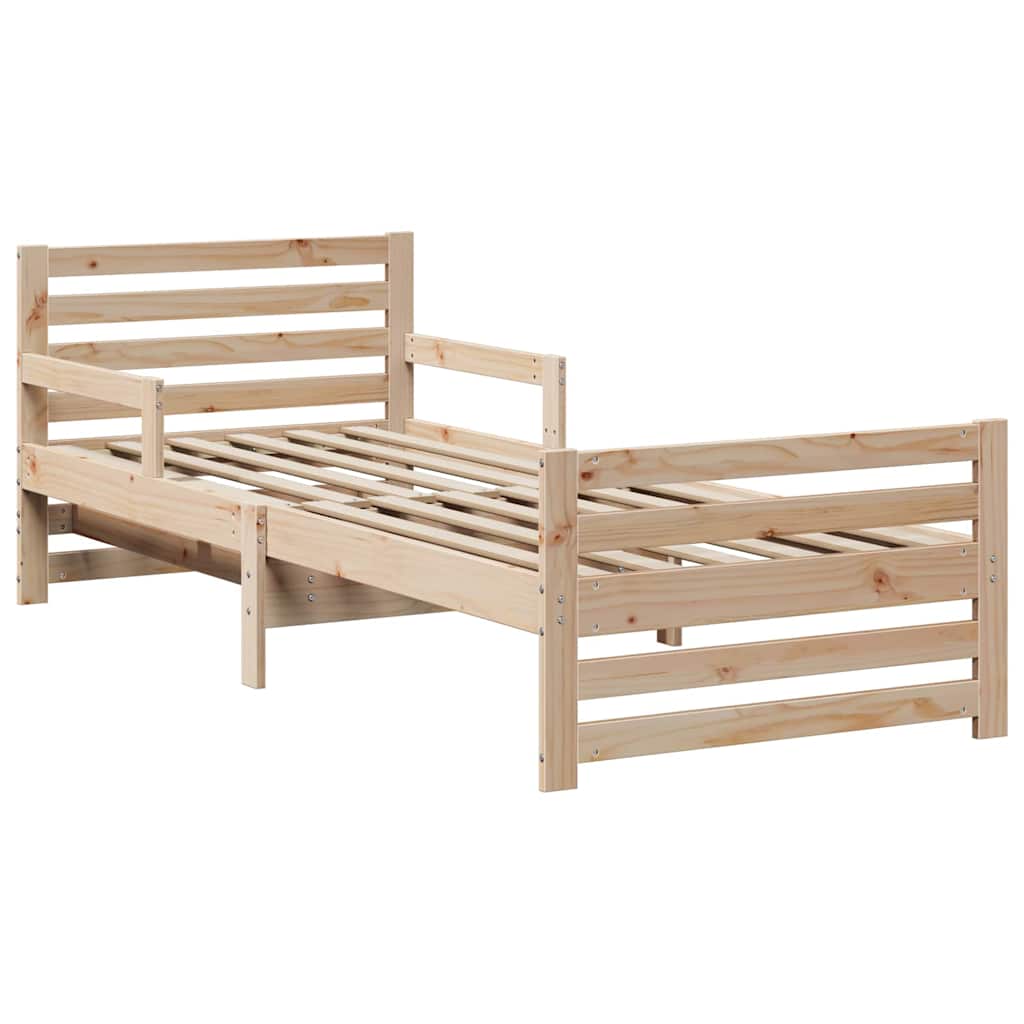 vidaXL Letto Estensibile per Bambini Other Marrone 80 x 130 / 165 / 200 cm