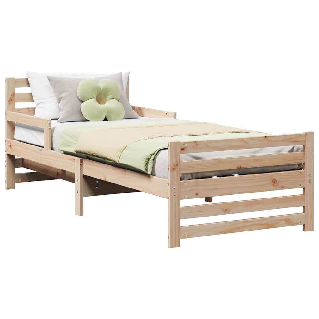 vidaXL Letto Estensibile per Bambini Other Marrone 80 x 130 / 165 / 200 cm