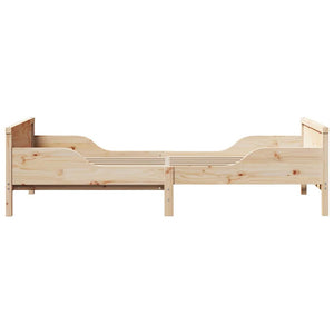 vidaXL Letto Estensibile per Bambini Other Marrone 80 x 130 / 165 / 200 cm