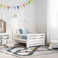 vidaXL Letto Estensibile per Bambini Other Bianco 80 x 130 / 165 / 200 cm