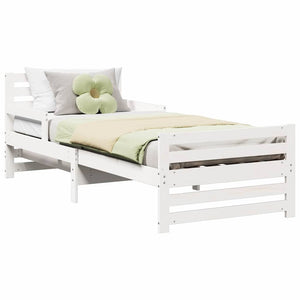 Letto Estensibile per Bambini Altro Bianco 80 x 130 / 165 / 200 cm 877207