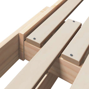 vidaXL Letto Estensibile per Bambini Other Marrone 80 x 130 / 165 / 200 cm