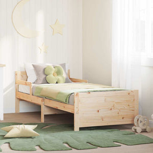 vidaXL Letto Estensibile per Bambini Other Marrone 80 x 130 / 165 / 200 cm
