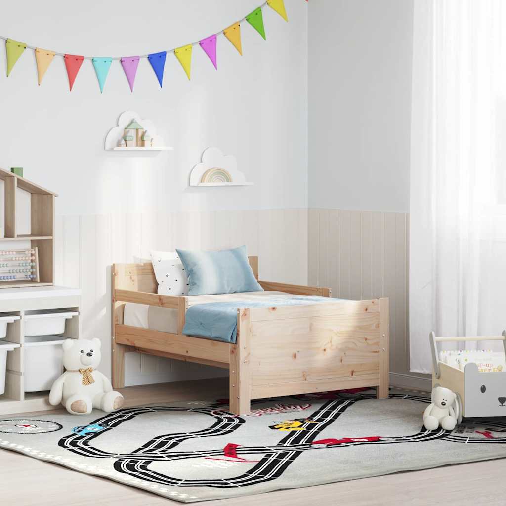 vidaXL Letto Estensibile per Bambini Other Marrone 80 x 130 / 165 / 200 cm