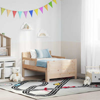 vidaXL Letto Estensibile per Bambini Other Marrone 80 x 130 / 165 / 200 cm