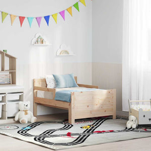 vidaXL Letto Estensibile per Bambini Other Marrone 80 x 130 / 165 / 200 cm