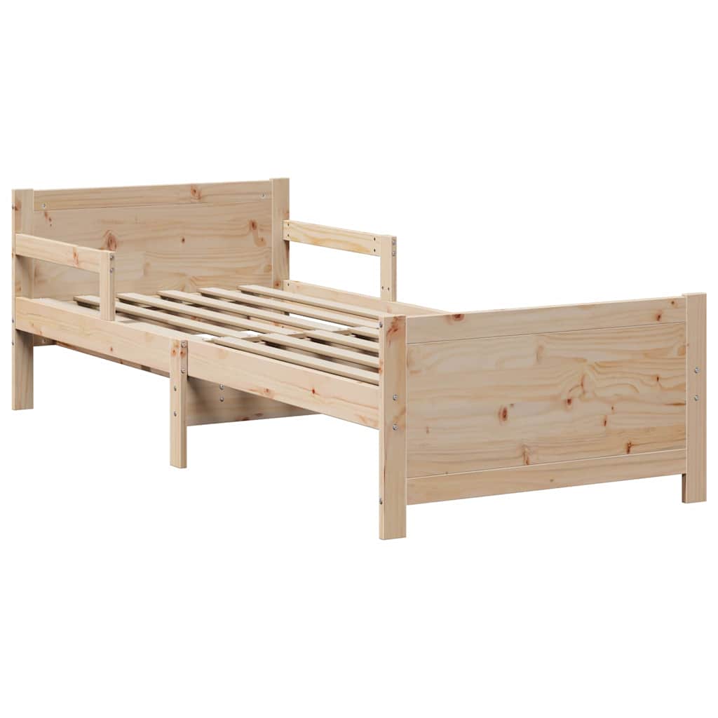 vidaXL Letto Estensibile per Bambini Other Marrone 80 x 130 / 165 / 200 cm