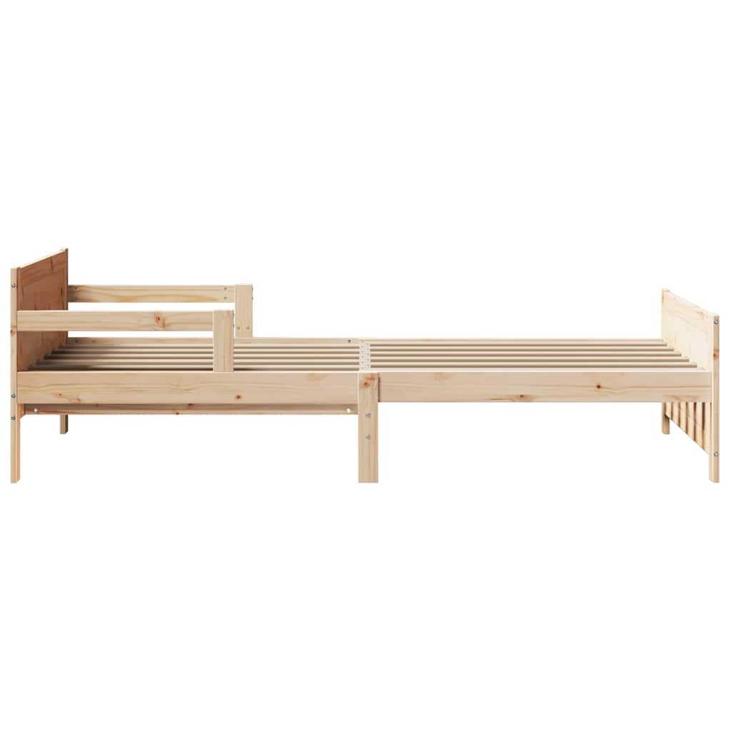 vidaXL Letto Estensibile per Bambini Other Marrone 80 x 130 / 165 / 200 cm