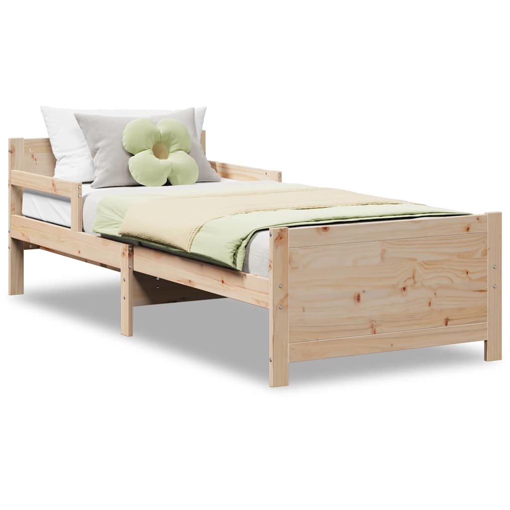 vidaXL Letto Estensibile per Bambini Other Marrone 80 x 130 / 165 / 200 cm