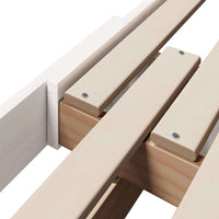 vidaXL Letto Estensibile per Bambini Other Bianco 80 x 130 / 165 / 200 cm