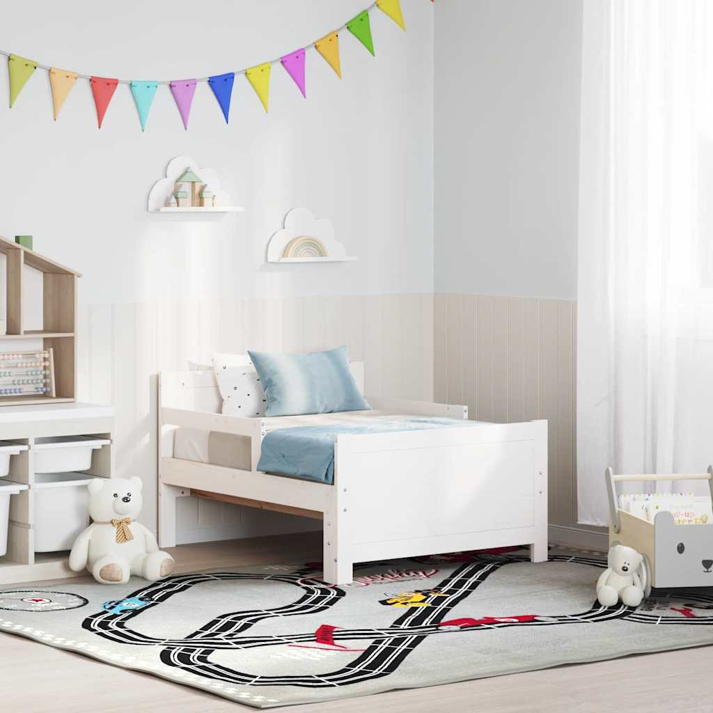 vidaXL Letto Estensibile per Bambini Other Bianco 80 x 130 / 165 / 200 cm