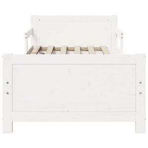 vidaXL Letto Estensibile per Bambini Other Bianco 80 x 130 / 165 / 200 cm