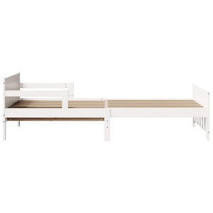 vidaXL Letto Estensibile per Bambini Other Bianco 80 x 130 / 165 / 200 cm