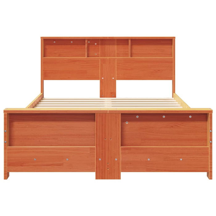 Struttura del letto con testiera-Giroletto con Testiera Marrone cerato 140 x 190 cm 919561