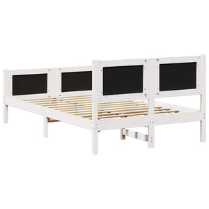 Struttura del Letto Bianco e grigio chiaro 120 x 200 cm 878473