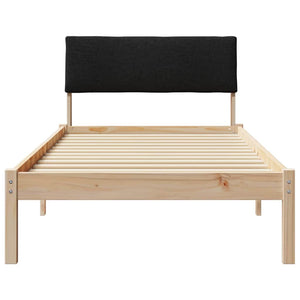 Struttura del letto con testiera-Giroletto con Testiera Marrone e nero 90 x 200 cm 230833