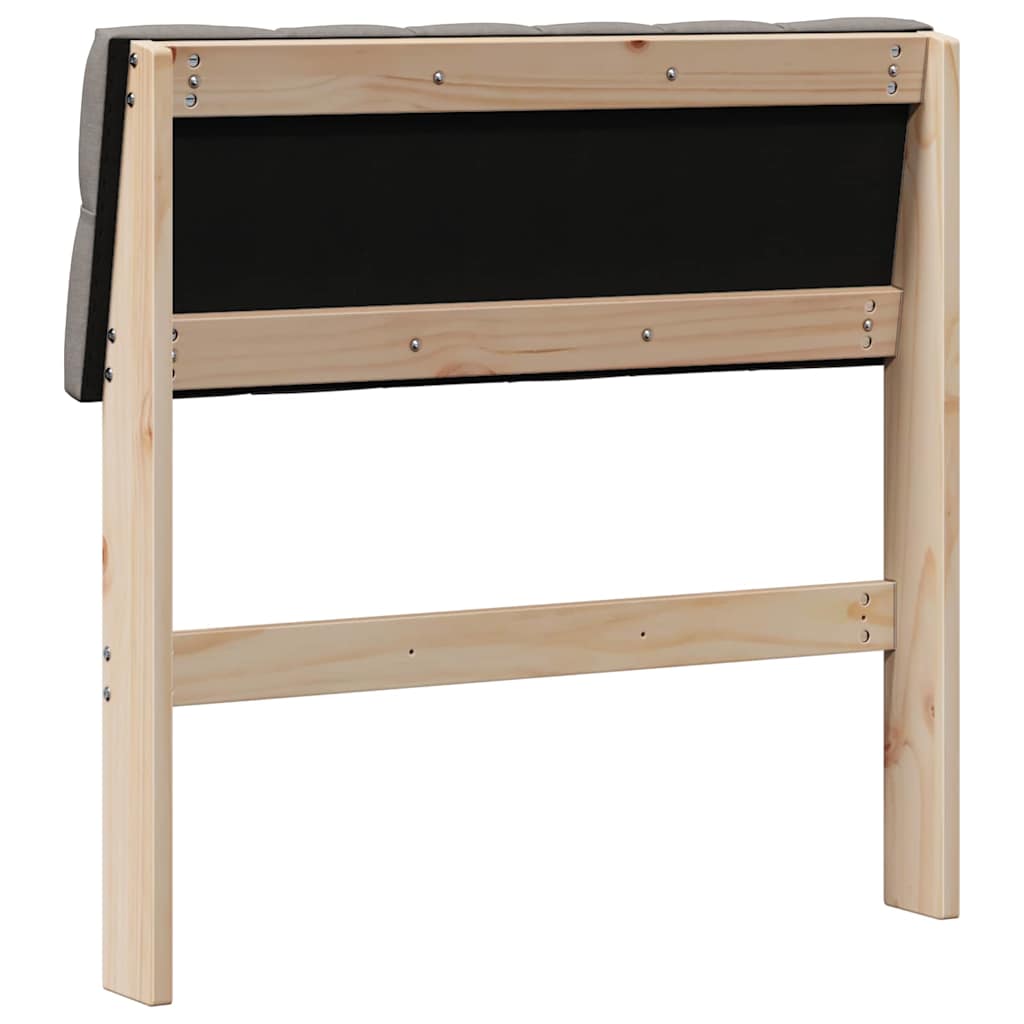 Testiera imbottita Talpa 75 cm Pino massello 879207