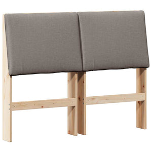 Testiera imbottita-Testiera con Cuscini-Testata Talpa 135 cm Pino massello 184250