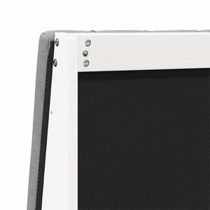 Testiera imbottita-Testiera con Cuscini-Testata Grigio chiaro 160 cm Pino massello 319473