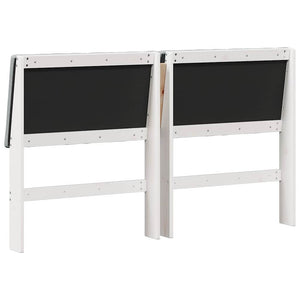 Testiera imbottita-Testiera con Cuscini-Testata Grigio chiaro 160 cm Pino massello 319473