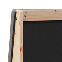 Testiera imbottita-Testiera con Cuscini-Testata Talpa 140 cm Pino massello 164335