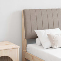 Testiera imbottita-Testiera con Cuscini-Testata Talpa 140 cm Pino massello 164335